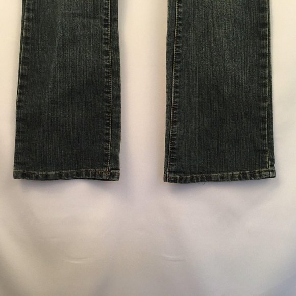 True People Denim Jeans Pants Size 3 Juniors Embroidered Low Rise Womens - Picture 3 of 12